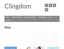 Tablet Screenshot of clingdom.com